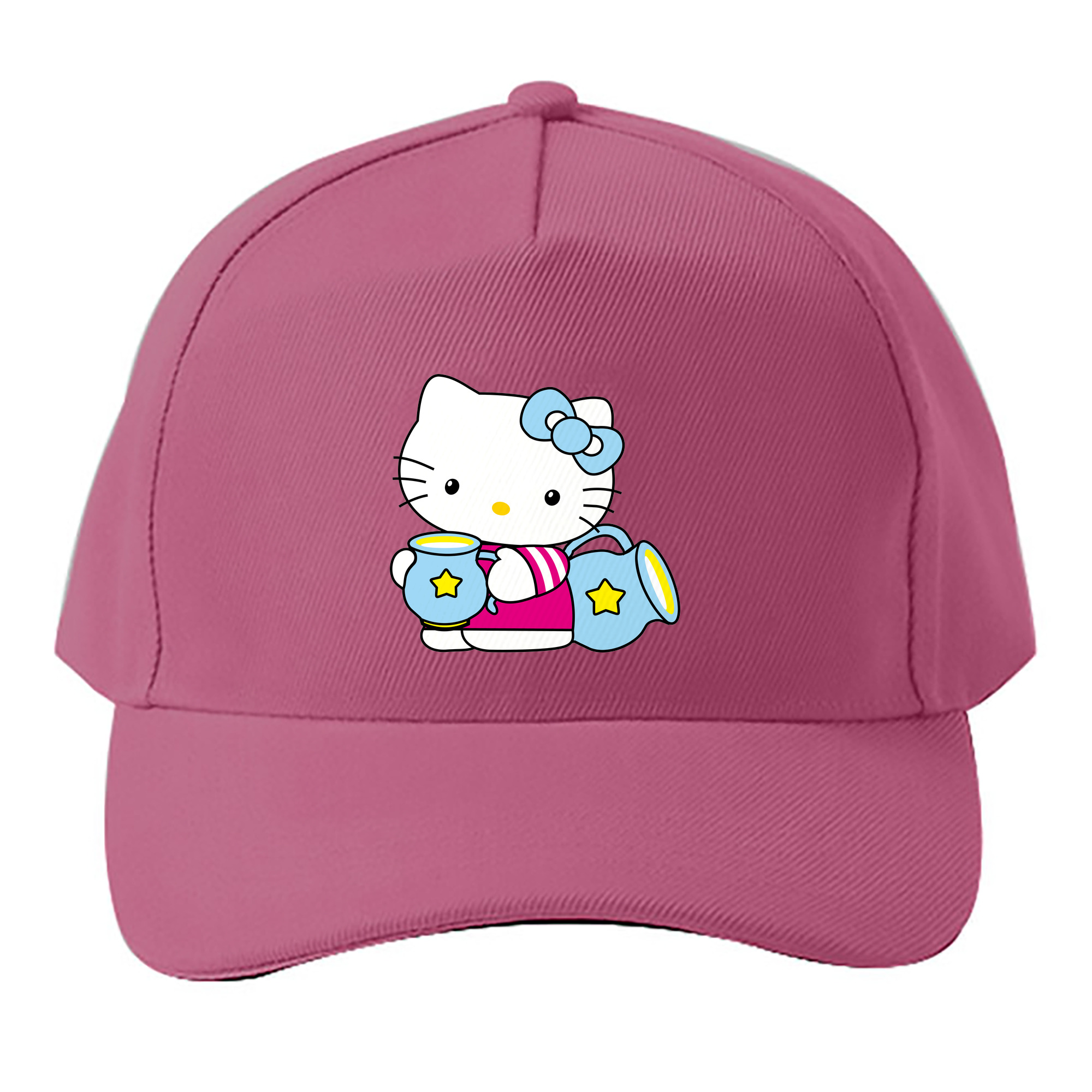 （画像用） Hello Kitty ハローキティ ベースボールキャップ 綿100％ 男女兼用 帽子 スポーツ